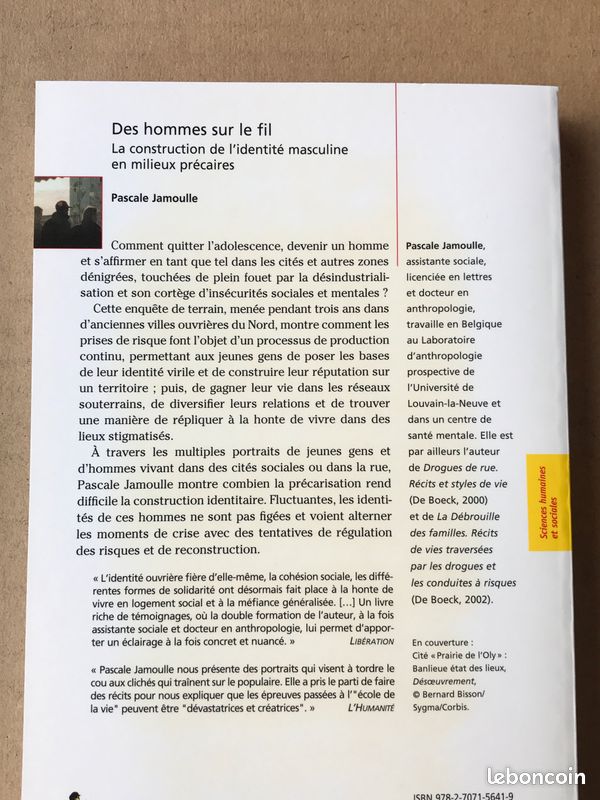 E4/ Des hommes sur le fil/ Édition La Découverte (image 2)