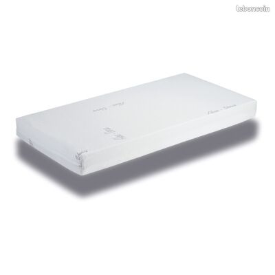 Lit co-dodo bébé enfant en bois blanc avec matelas encore emballé jamais servi (image 4)