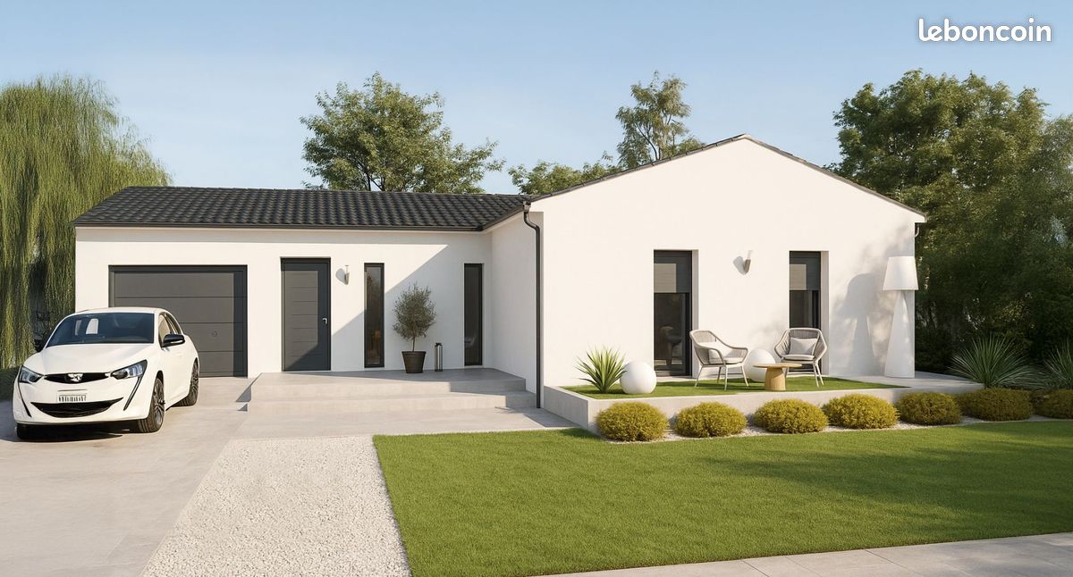 Maison de 75.11 m² sur un terrain de 650 m² à NIEUIL-L'ESPOIR en VIENNE (86) (image 1)