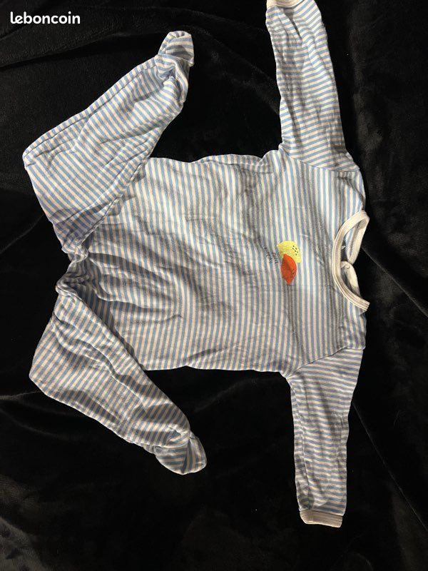 Pyjama été petit bateau 18 mois (image 1)