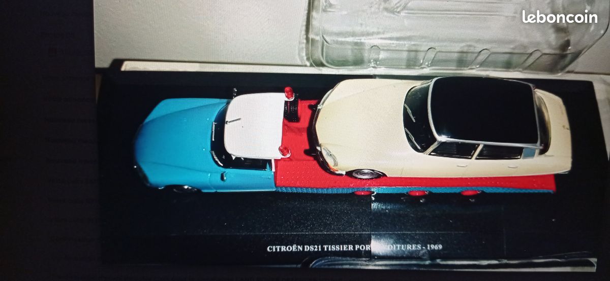 Miniature Citroën DS 21 Tessier Porte-Voiture Hachette – 1/43, Sous Blister, Collection