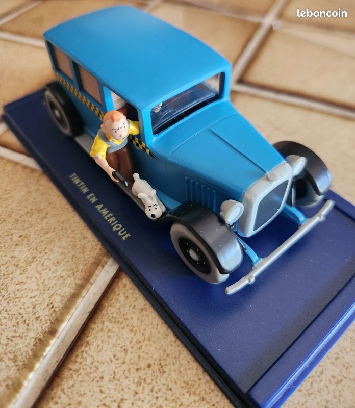 Voiture. Le taxi de Tintin en Amérique. Atlas. Hergé. Moulinsart (image 8)