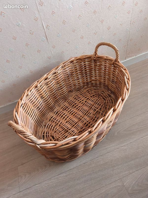 ANCIEN PETIT PANIER en osier enfant poupée jouet EUR 10,00 - PicClick FR