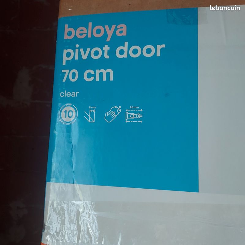 Porte pivotante de douche neuve (image 3)