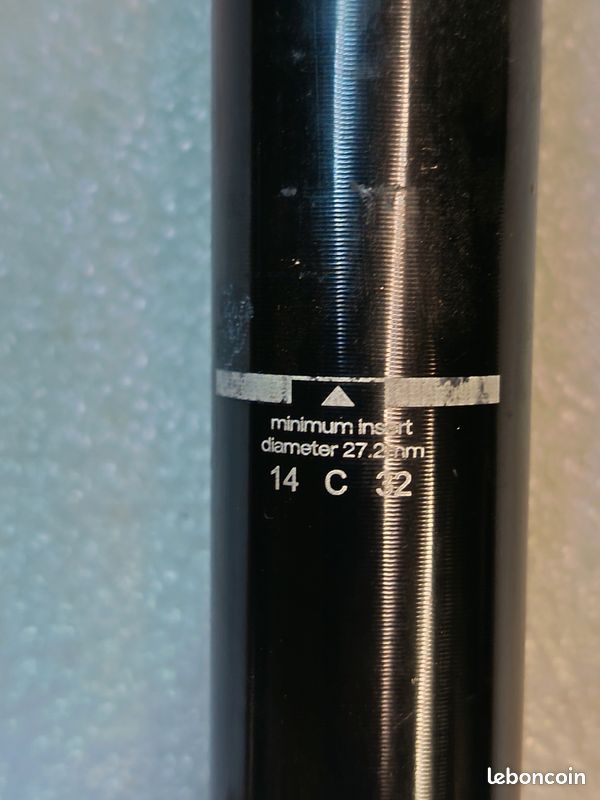 Tige De Selle Bontrager Micro-Ajustable Carbone 27.2mm - Neuf Ancien Stock (NOS)