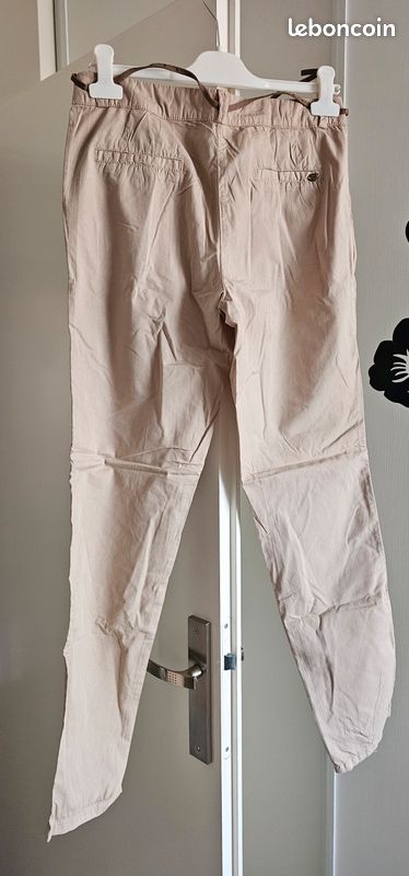 Pantalons beige Promod pour femme