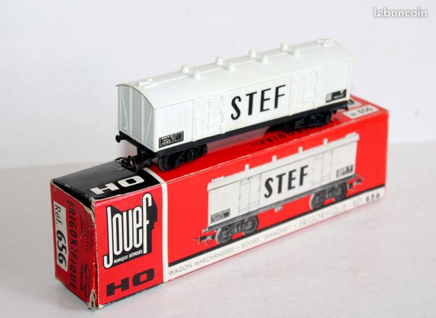 Wagon Jouef Ho Forum Train De L'entreprise – Réf 5306 – Beige – Occasion Boîte