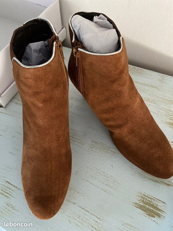 Bottines en daim (image 1)