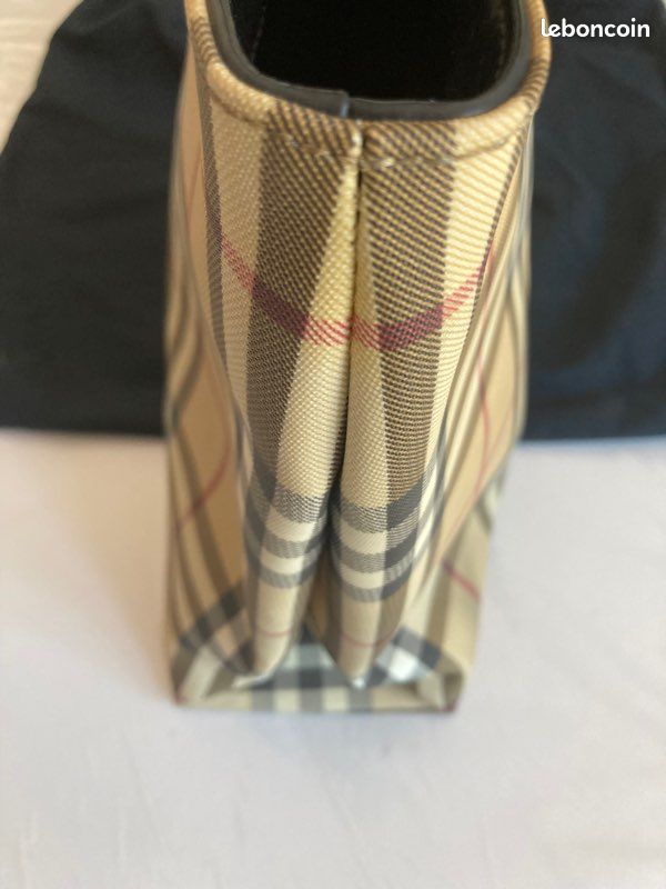 Sac toile enduite tartan Burberry (image 8)