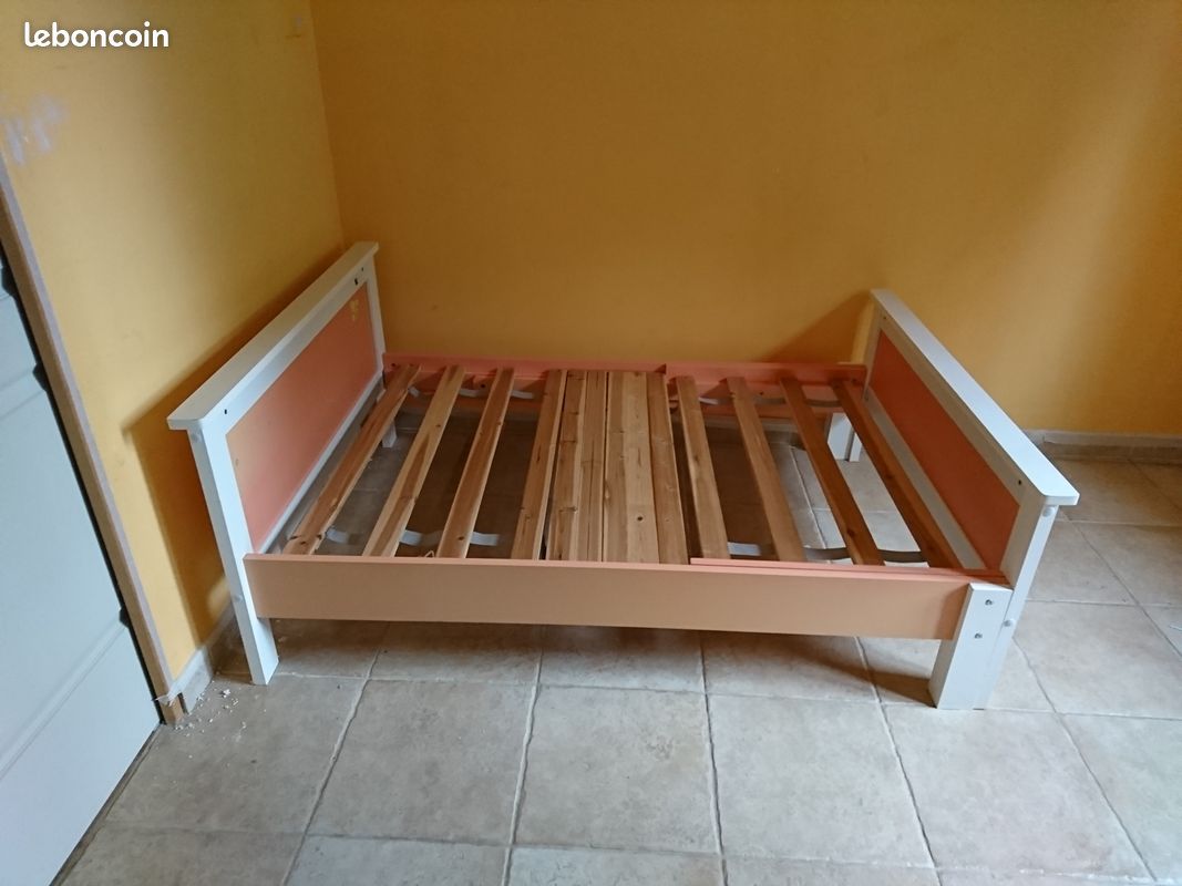 Ensemble lit commode table de chevet (image 2)