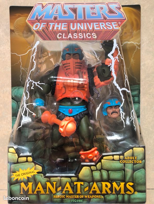 Les Maîtres De L'Univers   Masters Of The Universe   ReAction Figures Le Maitre D Armes Man At Arms Action Figurine 10cm