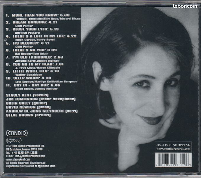 CD STACEY KENT Close Your Eyes (image 2)