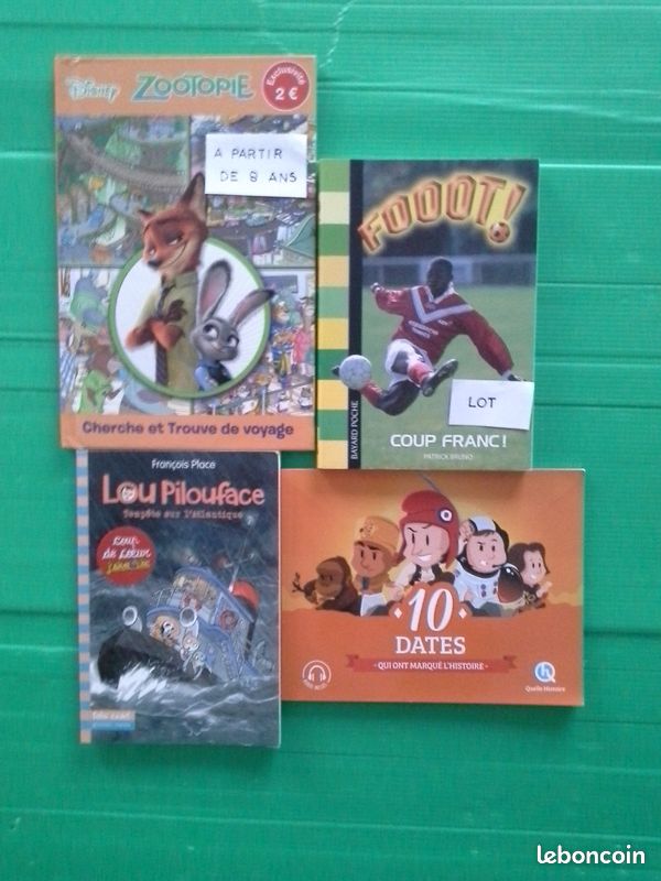 Lot à partir de 7 ans BE à TBE (image 1)