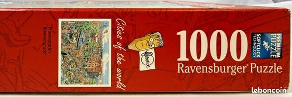 Ravensburger Puzzle Fleroux Cities of the World Amsterdam 1000 Pièces complet (image 2)