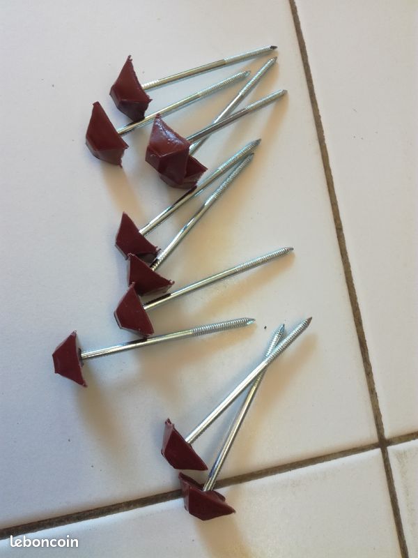 Lot de 160 pointes pour toiture ondulée neuves (image 2)