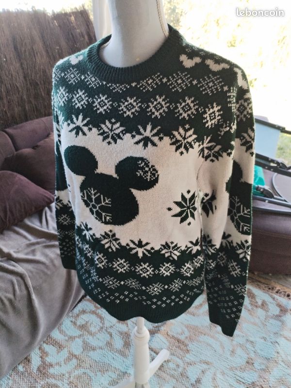 Christmas Sweaters Wish Pull Noel Mickey Mouse Pull Noel Disney