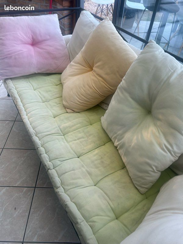 Vends banquette fer forgé (image 1)
