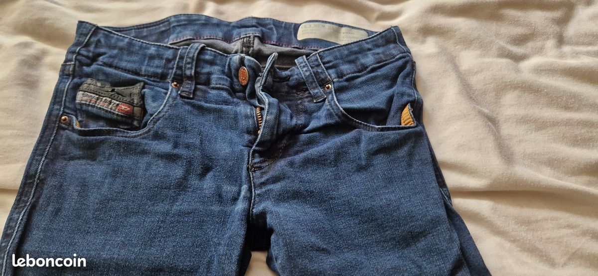 Jeans Diesel Livy Pour Femme - Taille W25 L32 - Bleu, Occasion Très Bon état