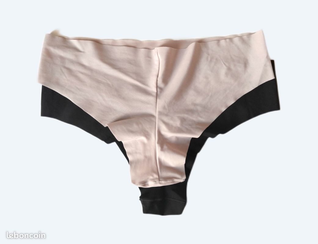 Lot de culottes invisibles Hipster H&M sans coutures noire et