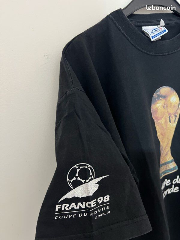 Soccer Jersey × Vintage B5 VTG FRANCE 1994 '98 COUPE Du MONDE SOCCER