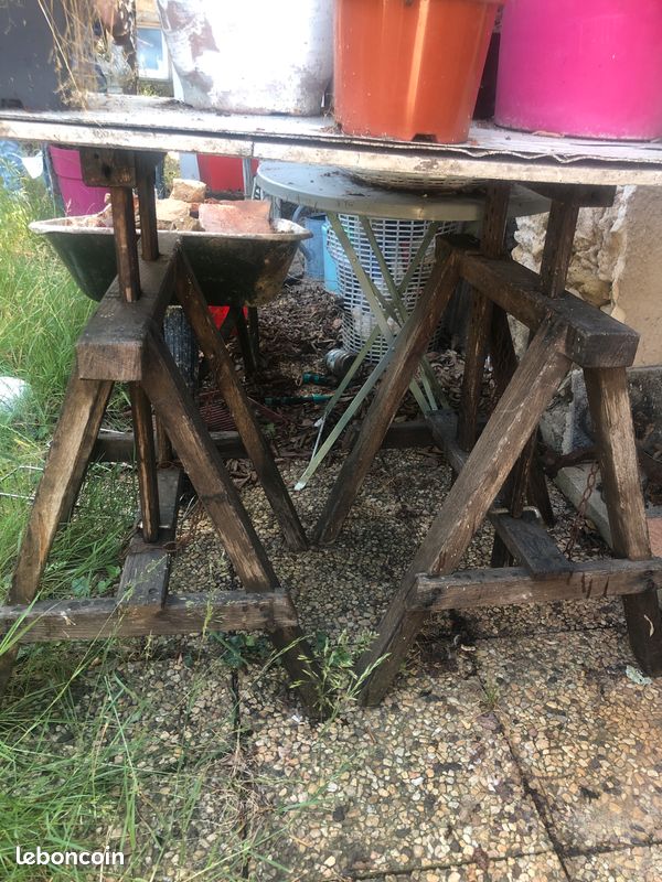 Traiteaux bois réglable (image 2)