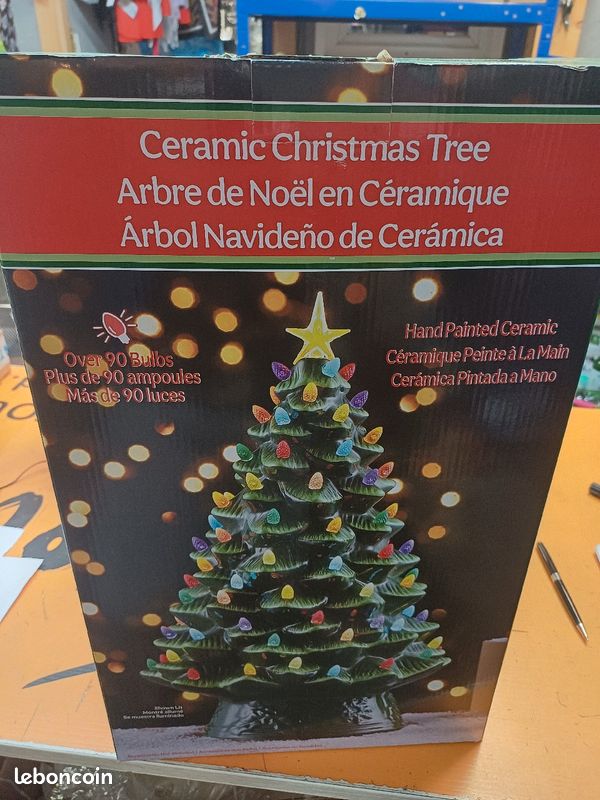 Moule à Gâteau Céramique Duncan 202A - Plateau Sapin De Noël Vintage 1967