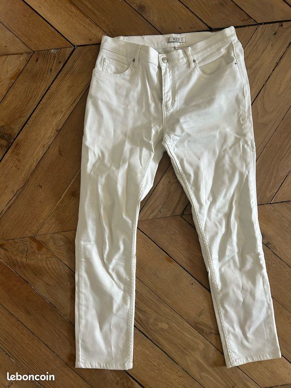 Pantalon blanc nvy Paris (image 1)