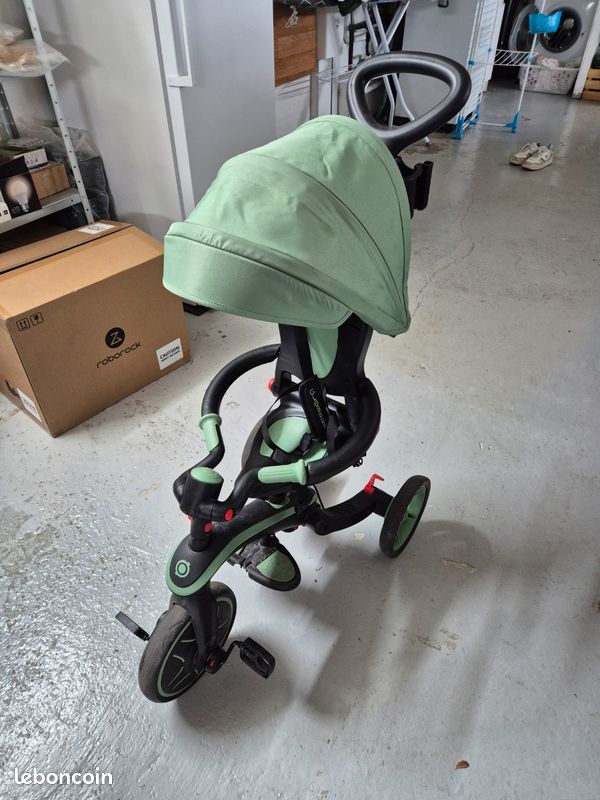 Globber Tricycle EXPLORER 4 en 1 couleur Olive (image 4)