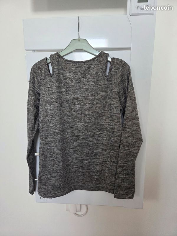 Pull Camaïeu Rose Taille 36/S - En Acrylique, Occasion Très Bon état, Pour Femme