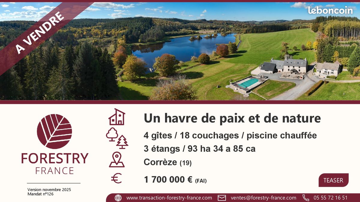 Maison 16 pièces 498 m² · à Ussel · 498 m² · 1 700 000 €