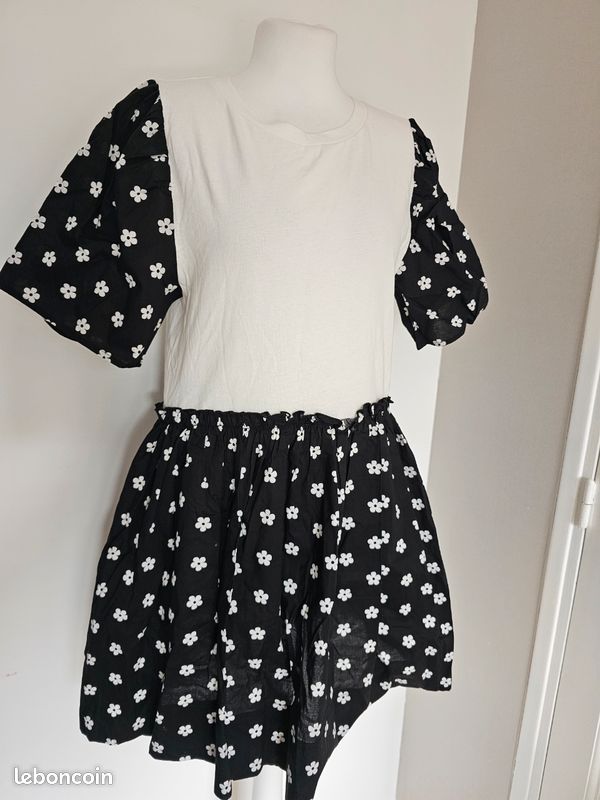 Robe LMV Taille 34 Modèle Naïade - Rouge Bordeaux, 100% Coton, Neuve Avec étiquettes, Fabriqué En France