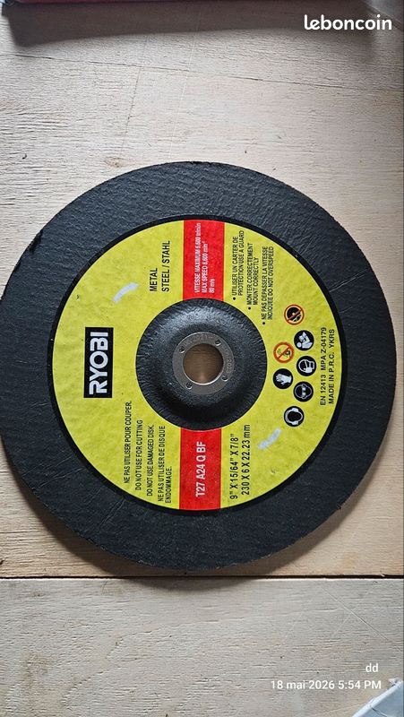 Disque a meuler (image 1)