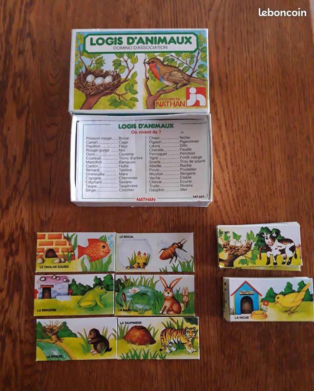 JEU de dominos Logis d'animaux NATHAN (image 3)