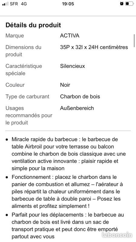 Barbecue Airbroil Junior (image 1)