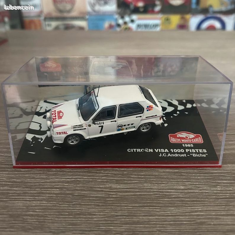 Miniature Citroën Visa 1000 Pistes #7 Rallye Monte-Carlo 1985 - Échelle 1:43, Occasion