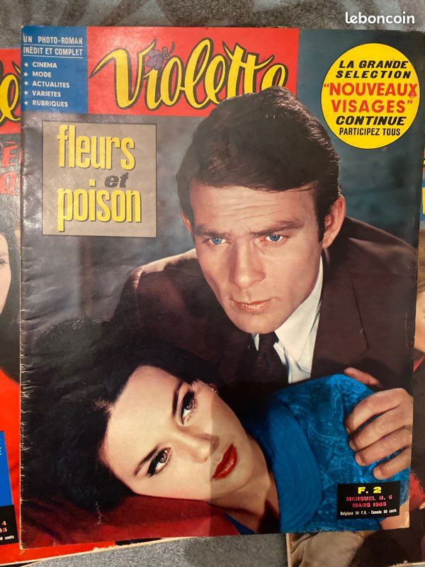 5 premiers numéros du photoroman « Violette » - 1964 (image 4)
