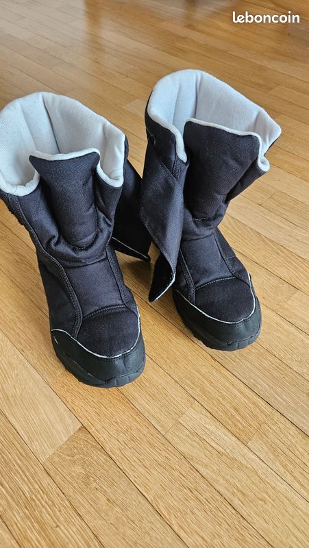 Après ski – Bottes neige Decathlon, noir, 38 Chaussures