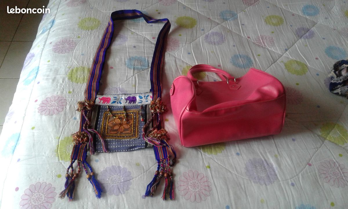 Lot de 4 sacs à main bandouliére tissu (image 2)