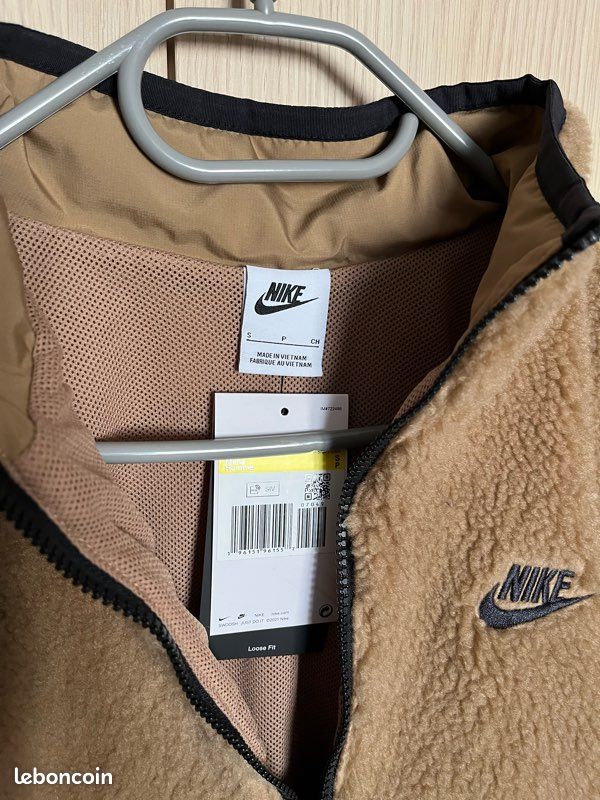 Magnifique veste polaire demi zip marron neuve / pas d’envoi (image 3)