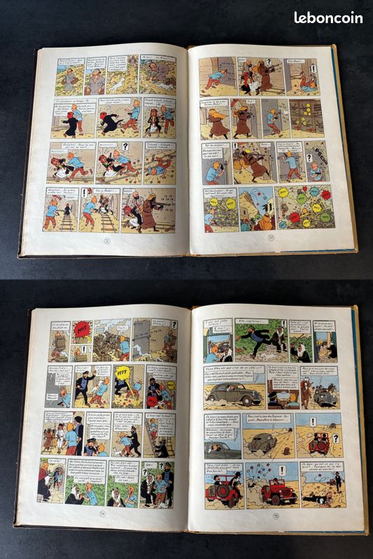 Tintin Au Pays De L'or Noir EO B4 De 1950 (image 14)