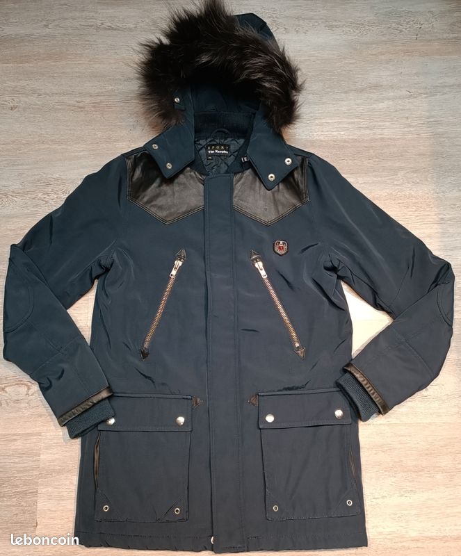 Parka doudoune manteau The Kooples xs bleu marine mixte femme