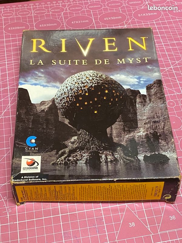 Jeu PC Riven : La Suite De Myst COMPLET Français - Bon état, Boîte Incluse