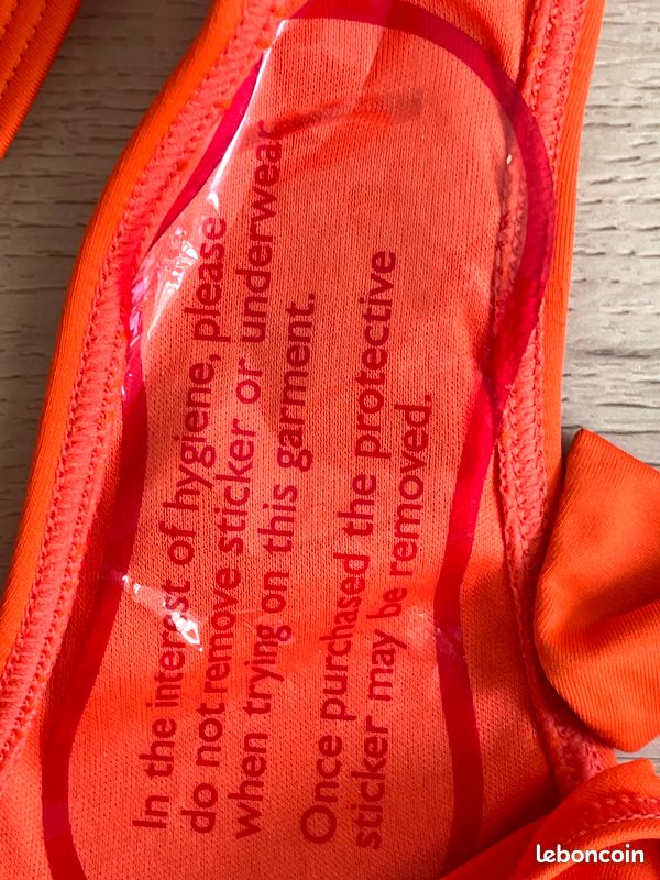 Maillot de Bain Tex Taille 38 Modèle Orange (image 8)