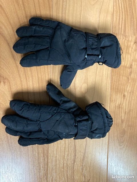 Gants de ski noir 6/7 ans Etirel (image 1)