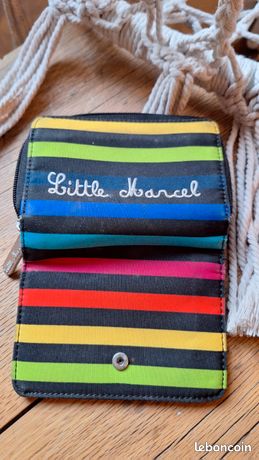 Porte-Monnaie Little Marcel En Polyester à Motifs Multicolores - 1 Compartiment Zip
