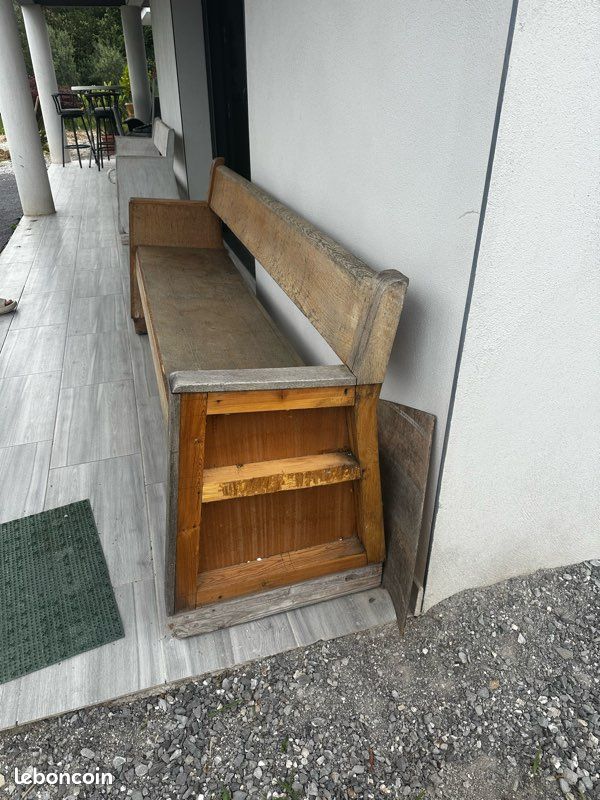 Banc bois à restaurer (image 2)