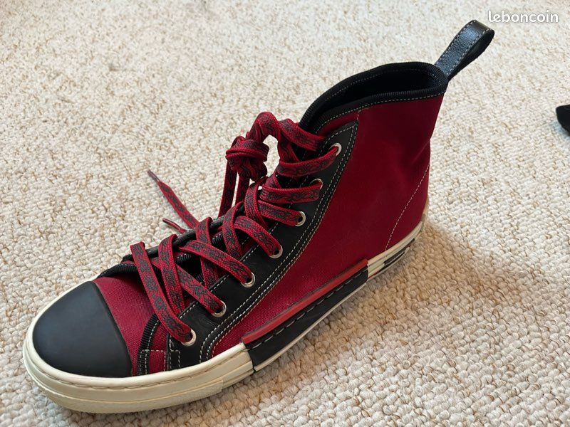 HOT All Star Dior Sneakers Colorful All Star Dior Converse Rouge