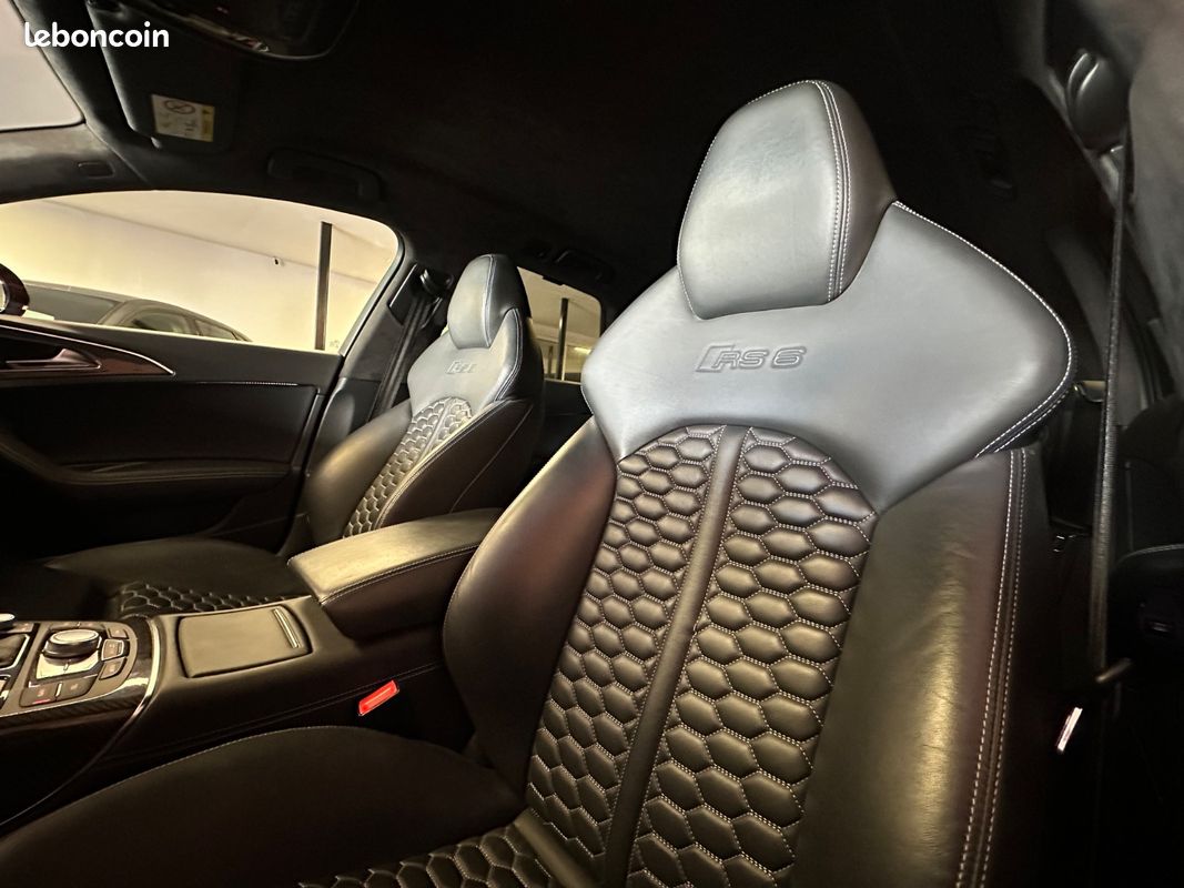 Audi RS 6 4.0 TFSI 560CH QUATTRO + ECHAPPEMENT RS + SOUND BOSE + ENTRETIEN CONSTRUCTEUR + SIEGES CHAUFFANTS/ELECTRIQUES + GARANTIE 12 MOIS (image 10)