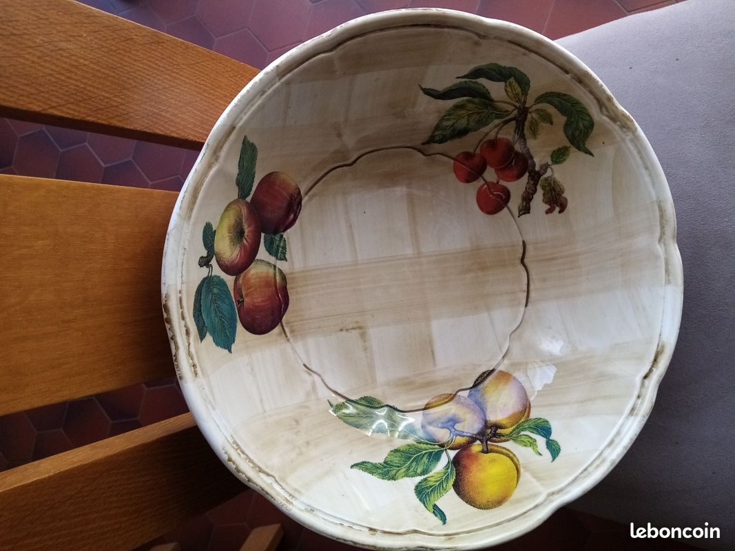 Grand saladier décor Fruits (image 2)