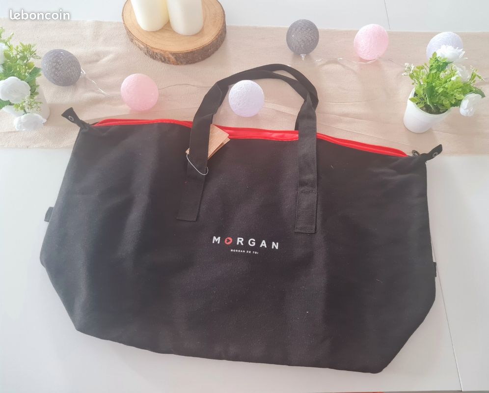 👜 Sac cabas Morgan noir – Neuf avec étiquette – Grand format